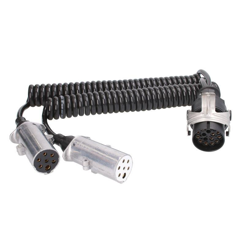 Кабель електричний спіральний здвоєний 15/7/7 24 V TRUCKLIGHT 1532917 1645492 алюмінієвий