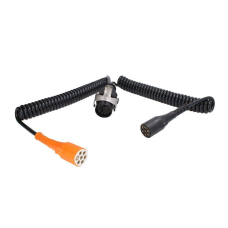 Кабель електричний спіральний здвоєний 15/7/7 24 V TRUCKLIGHT пластиковий