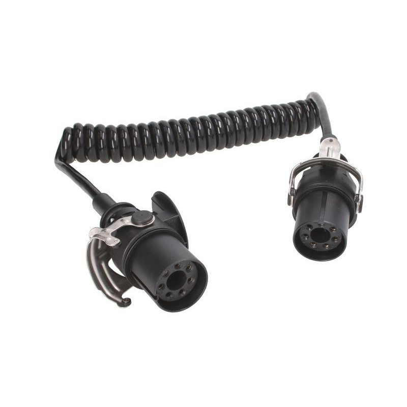 Спіральний кабель причепа ЕБС EBS/ABS зі штекером 7 контактним 24V 7 Pin